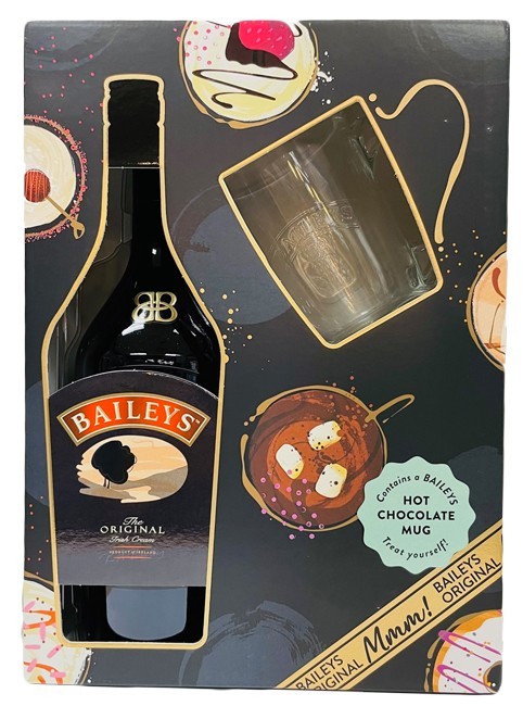 Baileys Original Irish Cream with Glass Mug