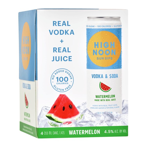 High Noon Cocktail Watermelon Sal's Beverage World