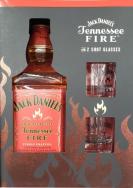 Jack Daniel's Tennessee Whiskey Fire W/2 Shot Glasses 0 (750)