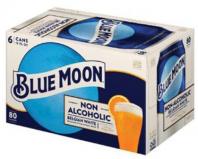 Blue Moon Non-alcoholic Belgian White (6 pack 12oz cans) (6 pack 12oz cans)