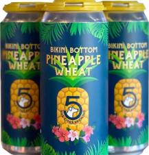 Five Cities Bikini Bottom Pineapple Wheat (4 pack 16oz cans) (4 pack 16oz cans)