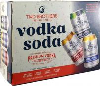 Two Brothers Vodka Soda Variety Pack (12 pack 12oz cans) (12 pack 12oz cans)