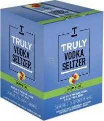 Truly Vodka Seltzer Cherry & Lime (4 pack 12oz cans) (4 pack 12oz cans)