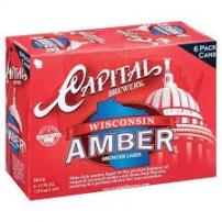 Capital Brewery Wisc. Amber Lager (6 pack 12oz cans) (6 pack 12oz cans)