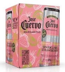 Jose Cuervo - Sparkling Strawberry Margarita (4 pack 355ml cans) (4 pack 355ml cans)