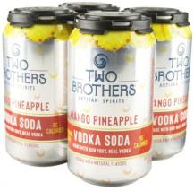 Two Brothers Mango Pineapple Vodka Soda (4 pack 12oz cans) (4 pack 12oz cans)