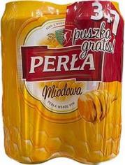 Perla Miodowa Honey Beer (4 pack cans) (4 pack cans)
