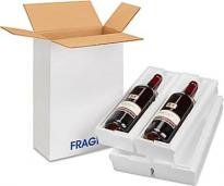 Wine Bottle Shippers - 2 Bottle Pack Uline