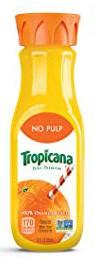 Tropicana Orange Juice No Pulp (12oz bottles) (12oz bottles)