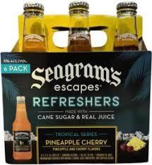 Seagram's Refreshers Pineapple Cherry (6 pack 12oz bottles) (6 pack 12oz bottles)