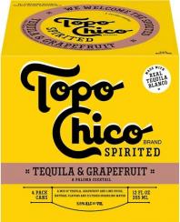 Topo Chico Tequila & Grapefruit (4 pack 12oz cans) (4 pack 12oz cans)