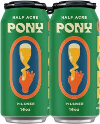 Half Acre Pony Pils (4 pack 16oz cans) (4 pack 16oz cans)