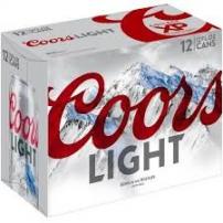 Coors Brewing Co - Coors Light (12 pack 12oz cans) (12 pack 12oz cans)