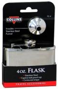 Collins Classic Shape Stainless Steel Flask 4 Oz. 0