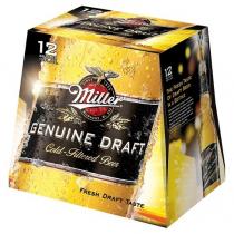 Miller Genuine Draft (12 pack 12oz bottles) (12 pack 12oz bottles)
