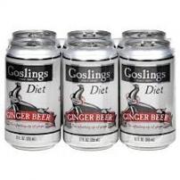 Gosling's Diet Ginger Beer (6 pack 12oz cans) (6 pack 12oz cans)