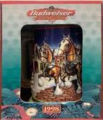Budweiser Holiday Stein 1998