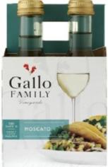 Gallo 'Family Vineyards' Moscato NV (4 pack 187ml) (4 pack 187ml)