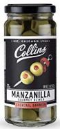 Collins Manzanilla Cocktail Olives Martini/Pimiento 5 oz NV