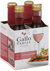Gallo 'Family Vineyards' White Zinfandel NV (4 pack 187ml) (4 pack 187ml)