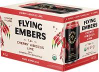 Flying Embers Cherry Hibiscus Kombucha (6 pack 12oz cans) (6 pack 12oz cans)
